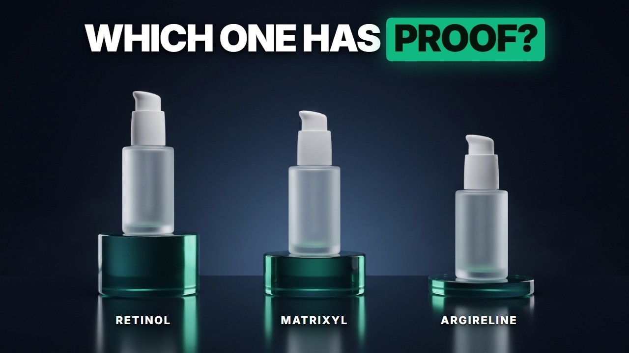 Matrixyl vs Argireline vs Retinol: What the Anti-Wrinkle Studies Show